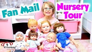 👶🏼 My Reborns Nursery Room Tour amp Fan Mail [upl. by Vaish287]