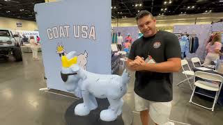 GOAT USA booth interview at Surf Expo Thursday 9524 [upl. by Arinaid]