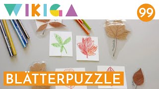 BLÄTTERPUZZLE  WIKIGA  Wie im Kindergarten [upl. by Frodine]