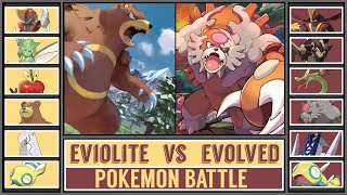 Epic Pokémon Battle EVIOLITE vs EVOLVED Scarlet amp Violet [upl. by Mila]