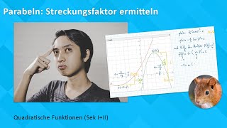 Parabeln Streckungsfaktor aus Graph ermitteln [upl. by Gasper755]