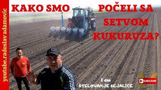 KAKO SMO POČELI SA SETVOM KUKURUZA HOW WE START CORN SOWING I dan 2023 Štelovanje sejalice [upl. by Idac108]