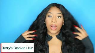 Peruvian loose review amp Berrys fashion hair good or no [upl. by Ailasor372]