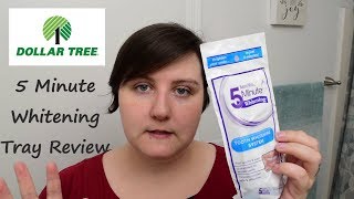 5 Minute Teeth Whitening Tray Review  Dollar Tree [upl. by Suki]