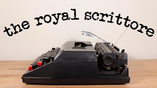 a 13 typewriter from 2012the Royal Scrittore [upl. by Judson]