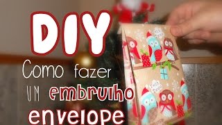 Dia 20 Como fazer um Embrulho Envelope [upl. by Kataway479]