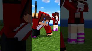 JJs sister Grows Giant  MAIZEN Minecraft Animation shorts [upl. by Kristofer]