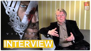 Vikings  Katheryn Winnick Travis Fimmel Clive Standen amp Michael Hirst Interview 2013 [upl. by Stauder]