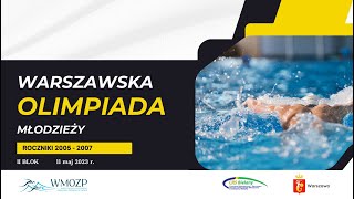 Warszawska Olimpiada Młodzieży roczniki 20052007  II BLOK [upl. by Llereg249]