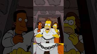 Homero fue encarcelado shorts simpsons [upl. by Ellynad]