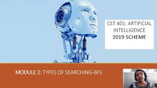 Breadth First Search Artificial Intelligence 2019 new scheme module2 Lecture 4 Malayalam KTU [upl. by Bowe]