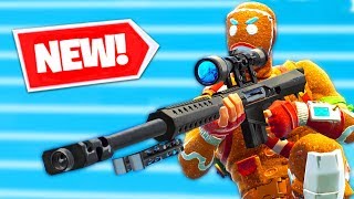 NEW HEAVY SNIPER Gameplay in Fortnite Battle Royale [upl. by Bowles]