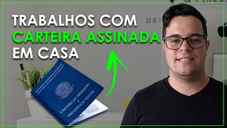 URGENTE SITES ESTÃO CONTRATANDO  Como Trabalhar Com Carteira Assinada [upl. by Karolina]