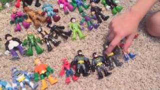 HUGE imaginext collection  Hard to Find Collectibles [upl. by Buckie]