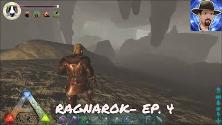 ARK RAGNAROK EP 4 SWAMP CAVE EXPLORATION under the castle [upl. by Assenad513]