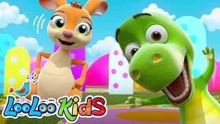 Jump and Bounce with the Kangaroo and Zigaloo Official Video  S4EP38 Dance Along  LooLoo Kids [upl. by Sitruk512]