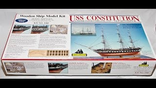 Model ShipWays USS Constitution 1797 quotOLD IRONSIDESquot 1768 Wooden Ship Model kit [upl. by Nataniel]