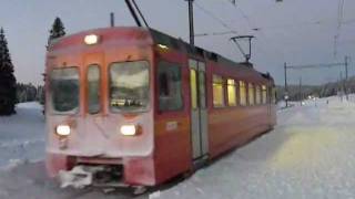 NStCM  trains et neige au col de la Givrine [upl. by Ranip]