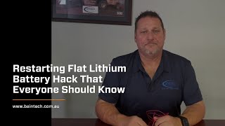 Restarting Flat Lithium Battery Hacks That Everyone Should Know [upl. by Mcroberts348]