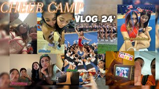 CHEER CAMP VLOG  DORM TOUR CHEERING BONDING amp MORE  🤍✨ [upl. by Nysila]