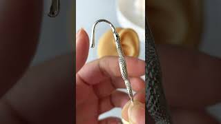 How to wear our serpent helix hook earring jewellery earrings accessories fyp [upl. by Neurath]