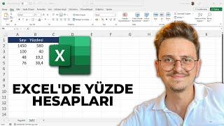 Excelde Yüzde Hesaplama  Excelde İndirimli Fiyatı Hesaplama excel [upl. by Ardnal]