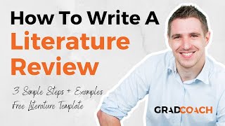 How To Write A Literature Review In 3 Simple Steps FREE Template With Examples [upl. by Amaryllis]