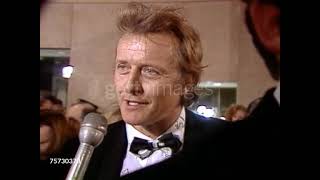 Rutger Hauer at the 1992 Golden Globe awards January 18th 1992 [upl. by Leuqcar]