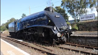 60007 Sir Nigel Gresley at Battersby on her way to NYMR 50th Anniversary Gala 21092023 [upl. by Ecyac127]