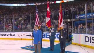 John Amirante Sings Anthems Game 6 ECF Montreal Vs New York May 29th 2014 HD [upl. by Lsiel]