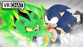 Multiverse Sonic vs Nazo The Hedgehog In VRChat [upl. by Babs]