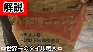 【かなり使える】カチオンについて解説します！世界一のタイル職人左官カチオンの塗り方 [upl. by Aneehs214]