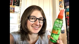 Review  Garnier Fructis Style Brilliantine Shine Glossing Spray [upl. by Dittman]