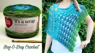 Crochet Easy Summer Wrap tutorial  Butterfly Shawl 🦋 [upl. by Bast]