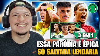 2 EM 1 ♫ CHEIA DE MARRA 1 e 2 cNovas Salvadas Épicas  FutParódias  REACT [upl. by Toback778]