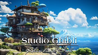 Studio Ghibli OST Playlist  Journey through the World of Ghibli [upl. by Denis]