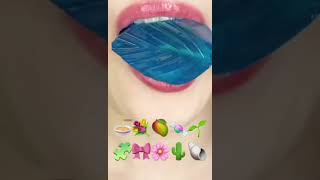 ASMR eating jelly foods 🎉😋😋🍜💐🥭🍬🌱🧩🎀🌸🌵🐚 viralvideo asmreating asmrvideo foods food sweets [upl. by Chenee]