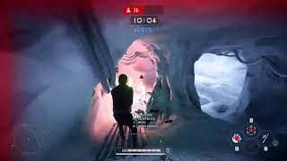 SWBF2 2017 Arcade Onslaught Luke Skywalker Hoth Gameplay [upl. by Chadd2]