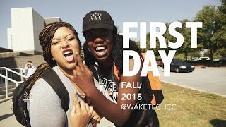 Wake Tech First Day Fall 2015 [upl. by Htederem314]