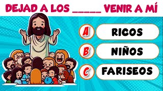 25 PREGUNTAS DE LA BIBLIA PARA NIÑOS 👧🏻👦🏻  FÁCILES [upl. by Jorey]