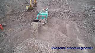 Powerscreen Premiertrak 600 at Malcolm Quarry Loanhead [upl. by Thacker]