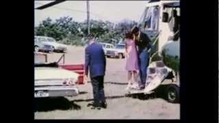 August 14 1963  Jacqueline Kennedy leaves Otis Air Force Base Hospital [upl. by Nuri135]