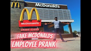 FAKE MCDONALDS EMPLOYEE PRANK GONE WRONG [upl. by Lynden]