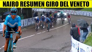 NAIRO Quintana y MOVISTAR GIRO del VENETO 2024 RESUMEN [upl. by Zerimar]