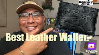 Monday Suck Slim Leather Wallet Review [upl. by Bathulda]