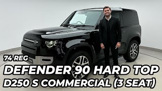 2024 Land Rover Defender 90 30 D250 S Hard Top 3 Seat VAT Q [upl. by Delfeena]