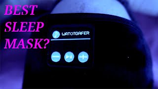 The Best Sleep Mask  Watogafer Bluetooth sleep mask [upl. by Haet]