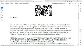 b O que o professor entrevistado pontua sobre as características e objetivos de disciplinas voltad [upl. by Nyllij461]