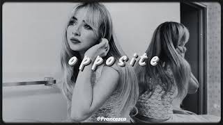 Opposite  Instrumental  Slowed amp Reverb  Sabrina Carpenter [upl. by Alurta104]