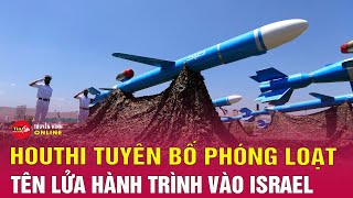 Tin quốc tế mới nhất 210 Houthi phóng loạt tên lửa hành trình vào Israel  Tin24h [upl. by Eelirol]